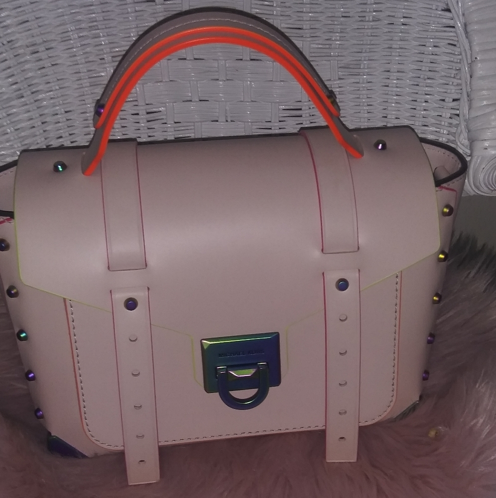 Michael kors Manhattan Medium contrast-trim